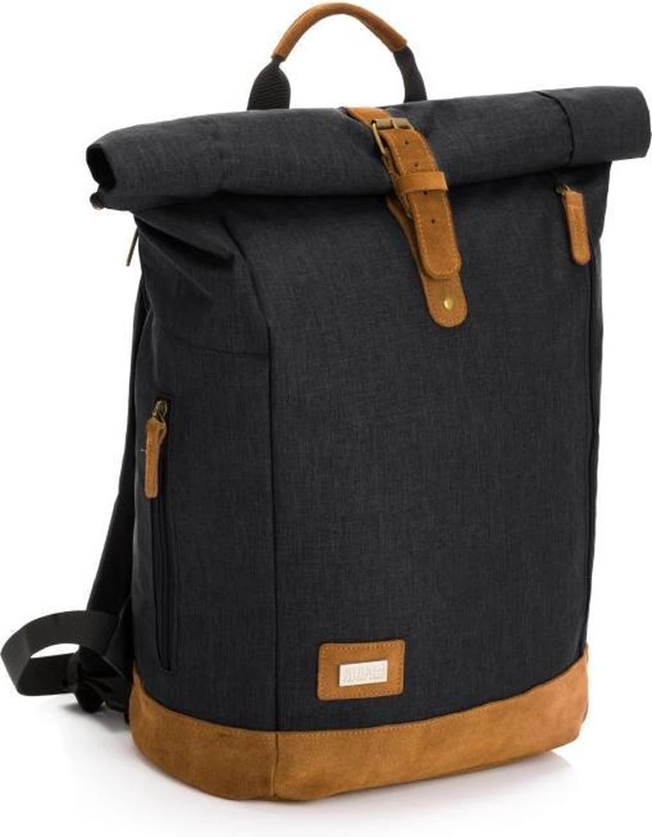 Fillikid Luiertas Rugzak - Met Verschoonmatje - Multifunctioneel - Zwart 3 Fillikid Luiertas Rugzak - Met Verschoonmatje - Multifunctioneel - Zwart