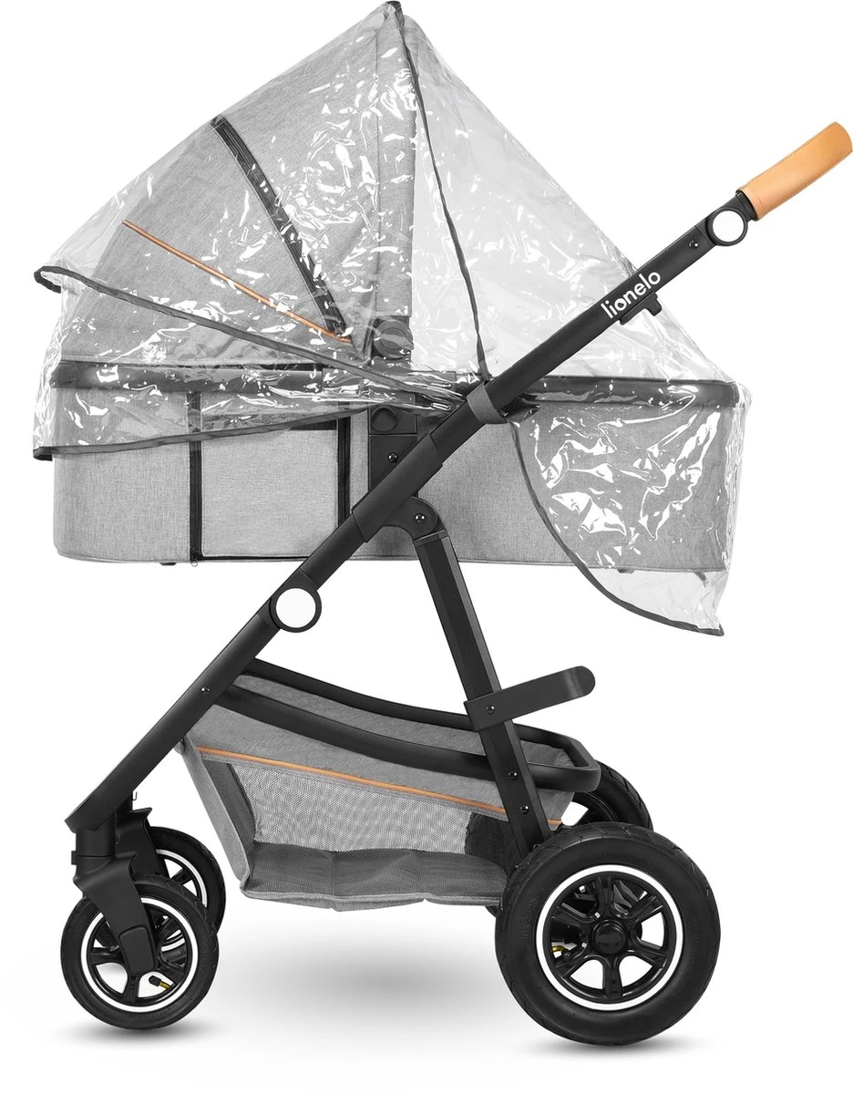 Lionelo Amber 3in1 - Kinderwagen - XXL SET - Incl. Autostoel - 0-22kg 10 Lionelo Amber 3in1 - Kinderwagen - XXL SET - Incl. Autostoel - 0-22kg - Afbeelding 8