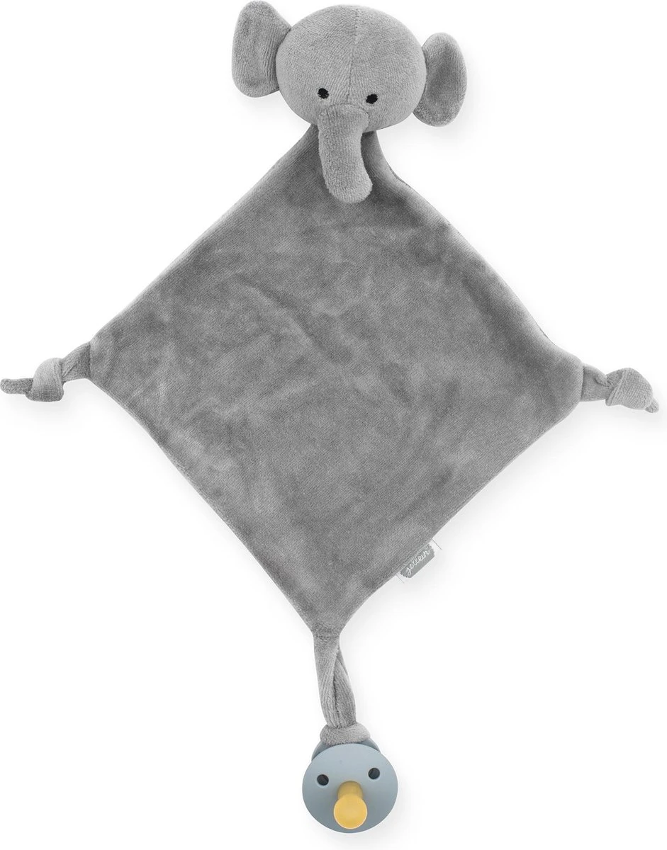 Jollein Knuffeldoekje Elephant - Storm Grey 3 Jollein Knuffeldoekje Elephant - Storm Grey