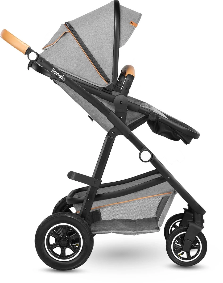 Lionelo Amber 3in1 - Kinderwagen - XXL SET - Incl. Autostoel - 0-22kg 17 Lionelo Amber 3in1 - Kinderwagen - XXL SET - Incl. Autostoel - 0-22kg - Afbeelding 15