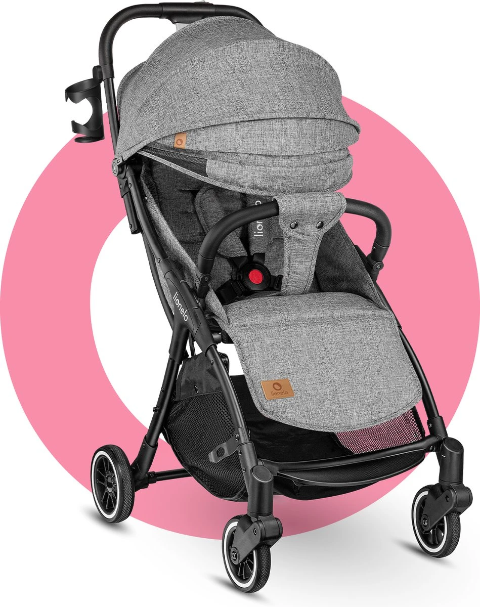 Lionelo Buggy Julie One - Kinderwagen Premium - Automatisch Opvouwen - Wandelwagen Tot 22 Kg - Comfortabele Zitje 11 Lionelo Buggy Julie One - Kinderwagen Premium - Automatisch Opvouwen - Wandelwagen Tot 22 Kg - Comfortabele Zitje - Afbeelding 9