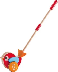Hape Lilly Musical Stokroller Rood 56 Cm