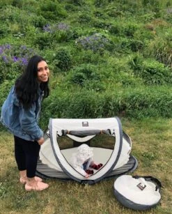 Deryan Peuter Luxe Campingbedje – Inclusief Zelfopblaasbare Matras - Cream -Happy Horse Winkel 967x1200 4