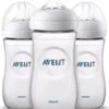 Philips Avent SCF036/37 Natural Babyfles - 6m+ - Langzame Toevoer - 3 Stuks -Happy Horse Winkel 972x1200