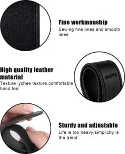 BOTC Kinderwagen Tassenhaakjes - Leer - Haakjes Voor Tassen - Set Van 2 - Leather - Extra Stevig - Buggy Haakjes - Zwart -Happy Horse Winkel 975x1200 1