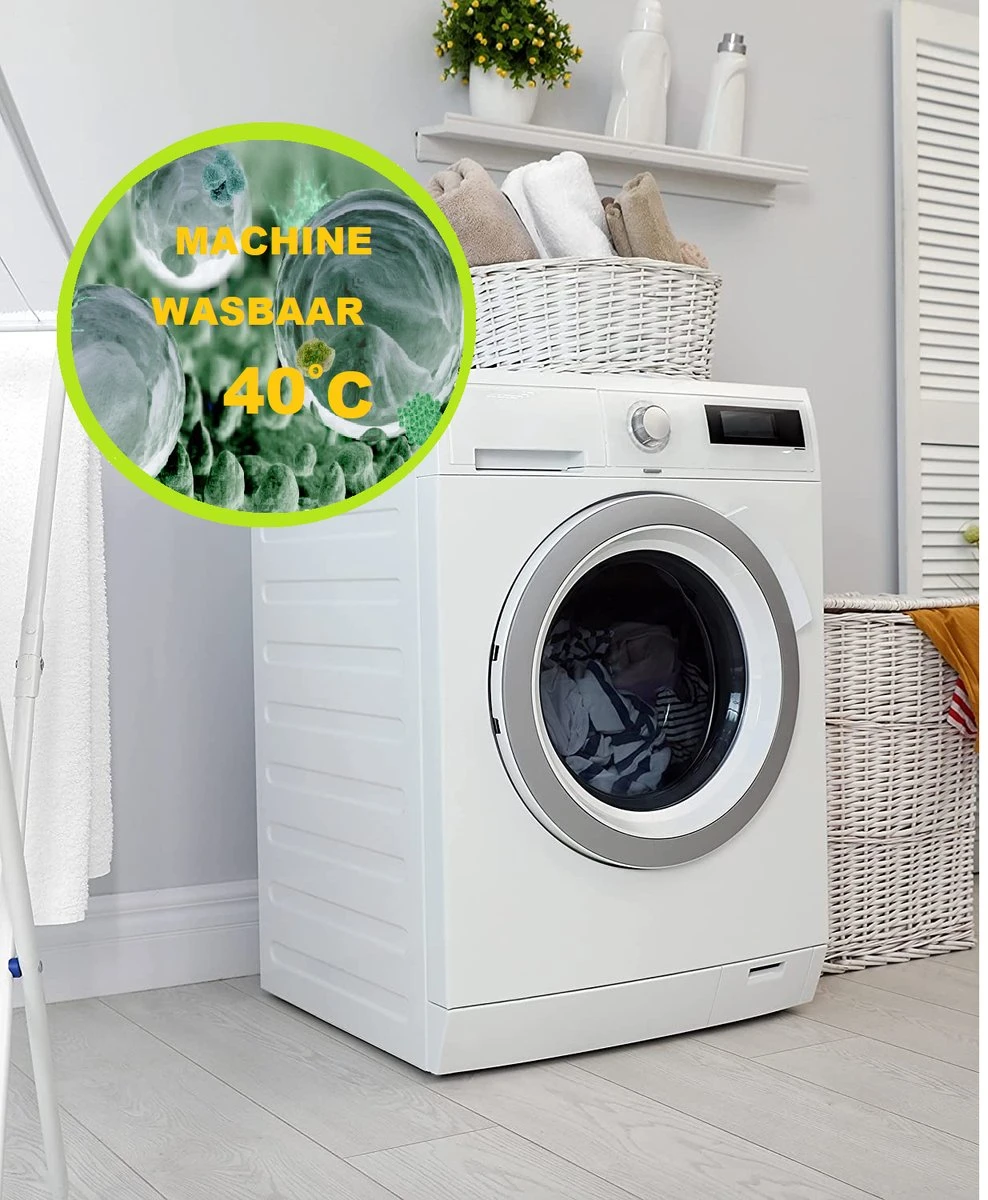 Ultra Soft Princessdekbed Enkel Baby-Ledikant -100x135-cm-Anti Allergie-Wasbaar -Wit 6 Ultra Soft Princessdekbed Enkel Baby-Ledikant -100x135-cm-Anti Allergie-Wasbaar -Wit - Afbeelding 4