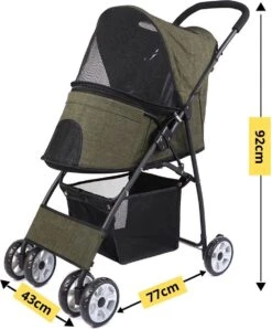 Merkloos Homezie Hondenbuggy | Huisdieren Tot 15 Kg | 4-wieler | Hondenbuggy Inklapbare | Katten Buggy | Buggy | Huisdieren Buggy -Happy Horse Winkel 993x1200 4