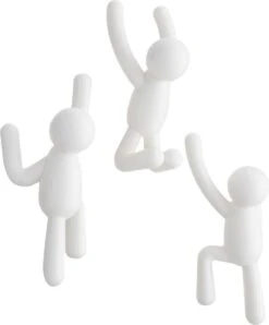 Umbra Kapstok Wandhaak - Buddy Set Van 3 - Wit -Happy Horse Winkel 996x1200 1