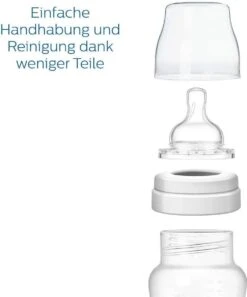 Philips AVENT SCD805/01 Anti-Colic Zuigfles Voor Pasgeborene 125 Ml 260 Ml Polypropyleen (PP) Transparant, Wit 18 Philips AVENT SCD805/01 Anti-Colic Zuigfles Voor Pasgeborene 125 Ml 260 Ml Polypropyleen (PP) Transparant, Wit -Happy Horse Winkel 997x1200